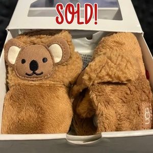 SOLD…….. UGG Bixbee Koala Stuffie Bootie